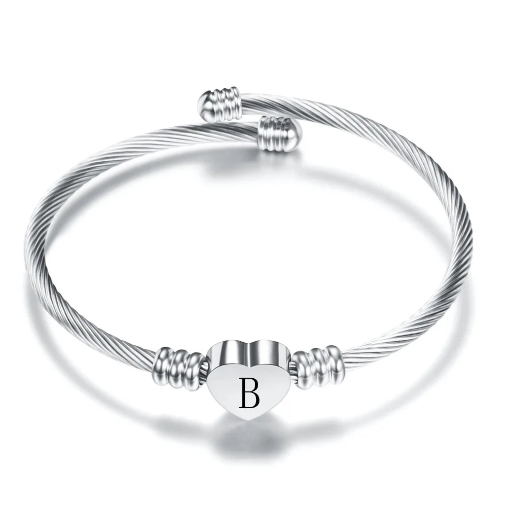 Mothers Day Initial Bracelet