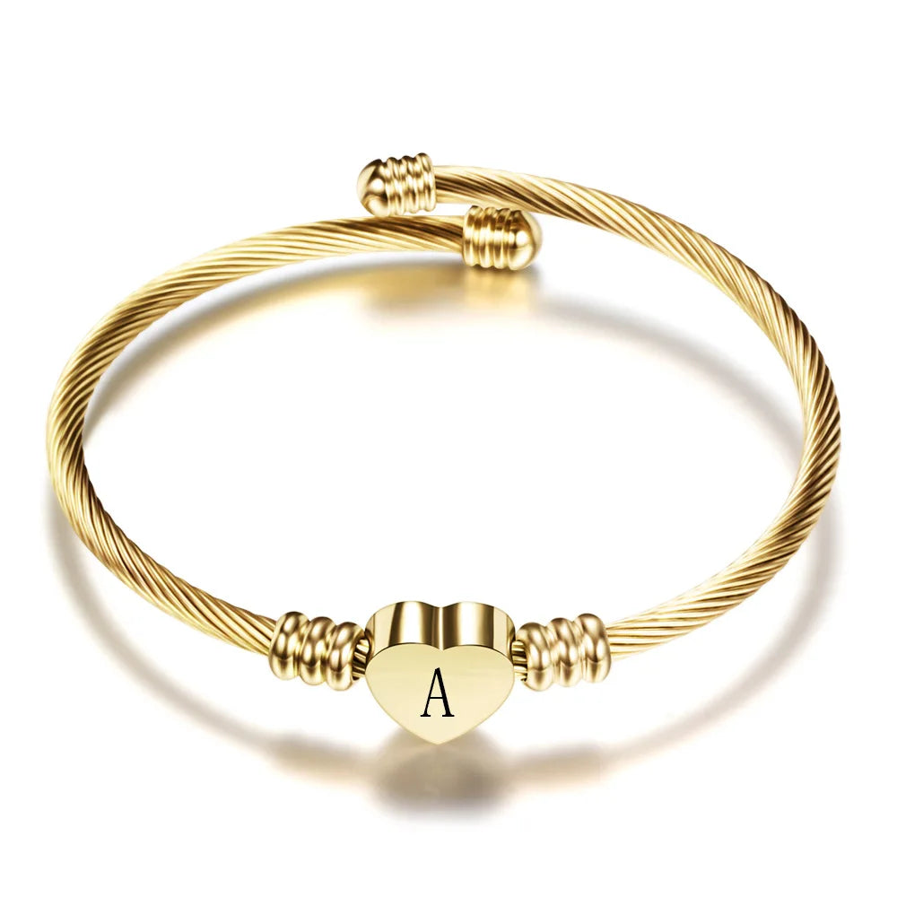 Mothers Day Initial Bracelet