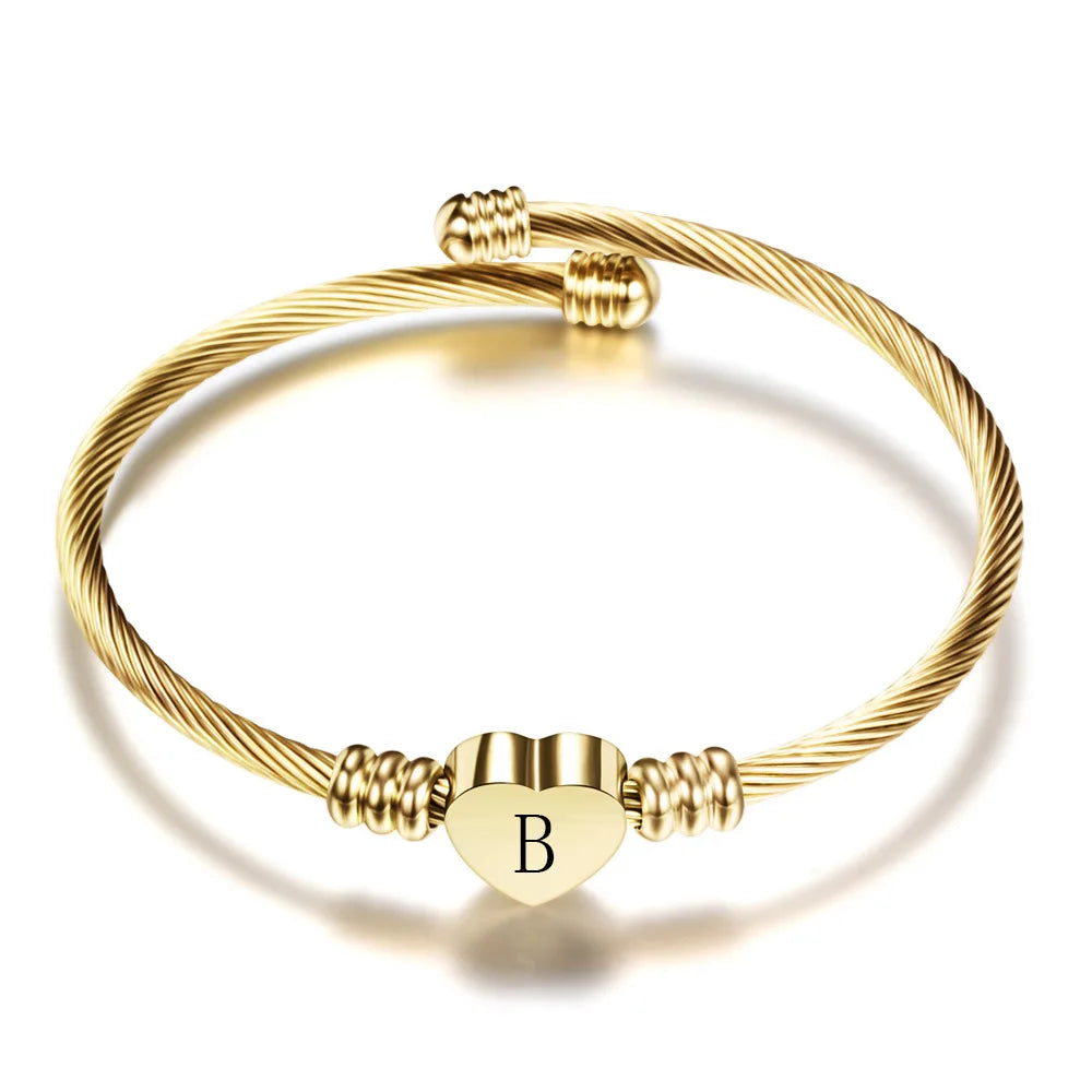Mothers Day Initial Bracelet